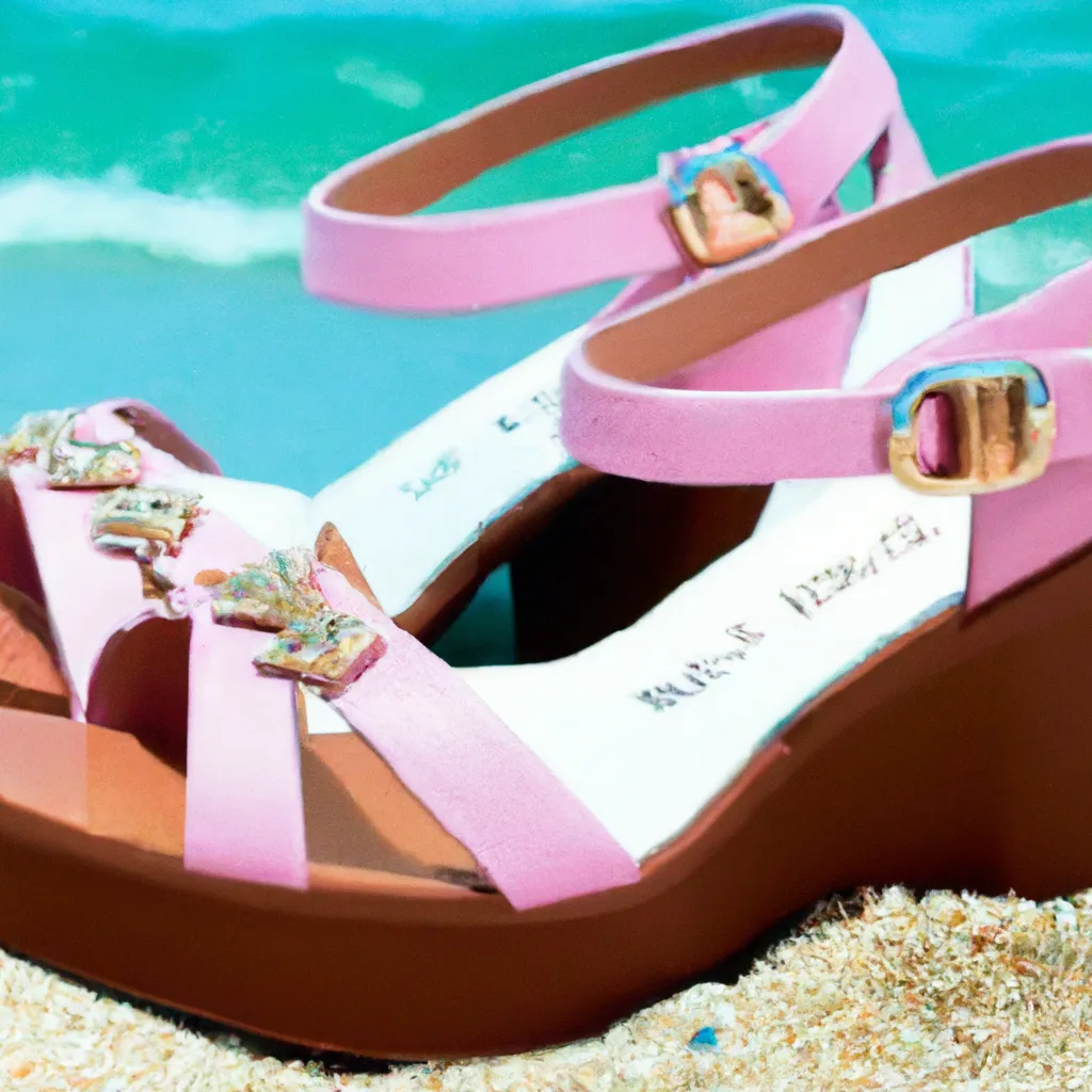 Sandały na koturnie